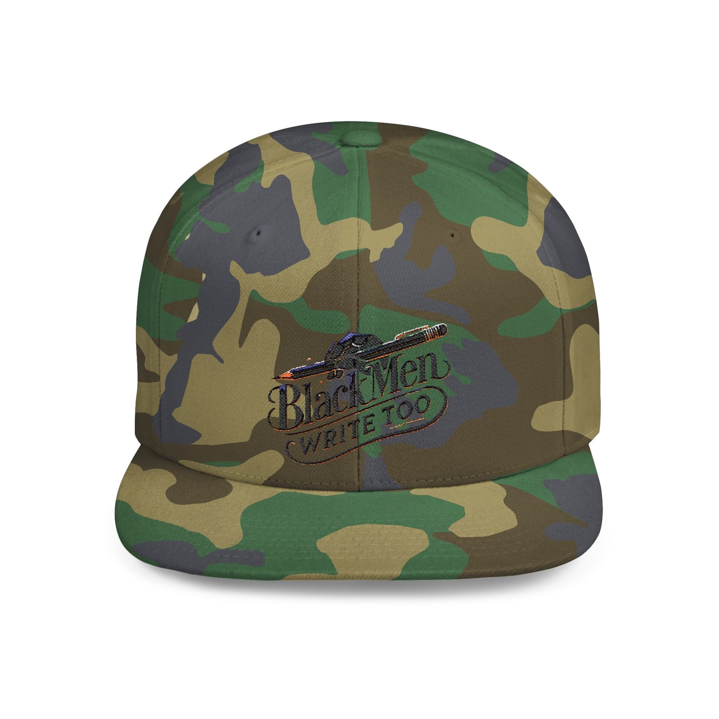 Black Men Write Too snapback hat, Flat bill cap for Black writers and creatives, Representation hat with empowering message, Gift for Black male authors, poets, and storytellers, Inspirational hat for daily wear and writing communities