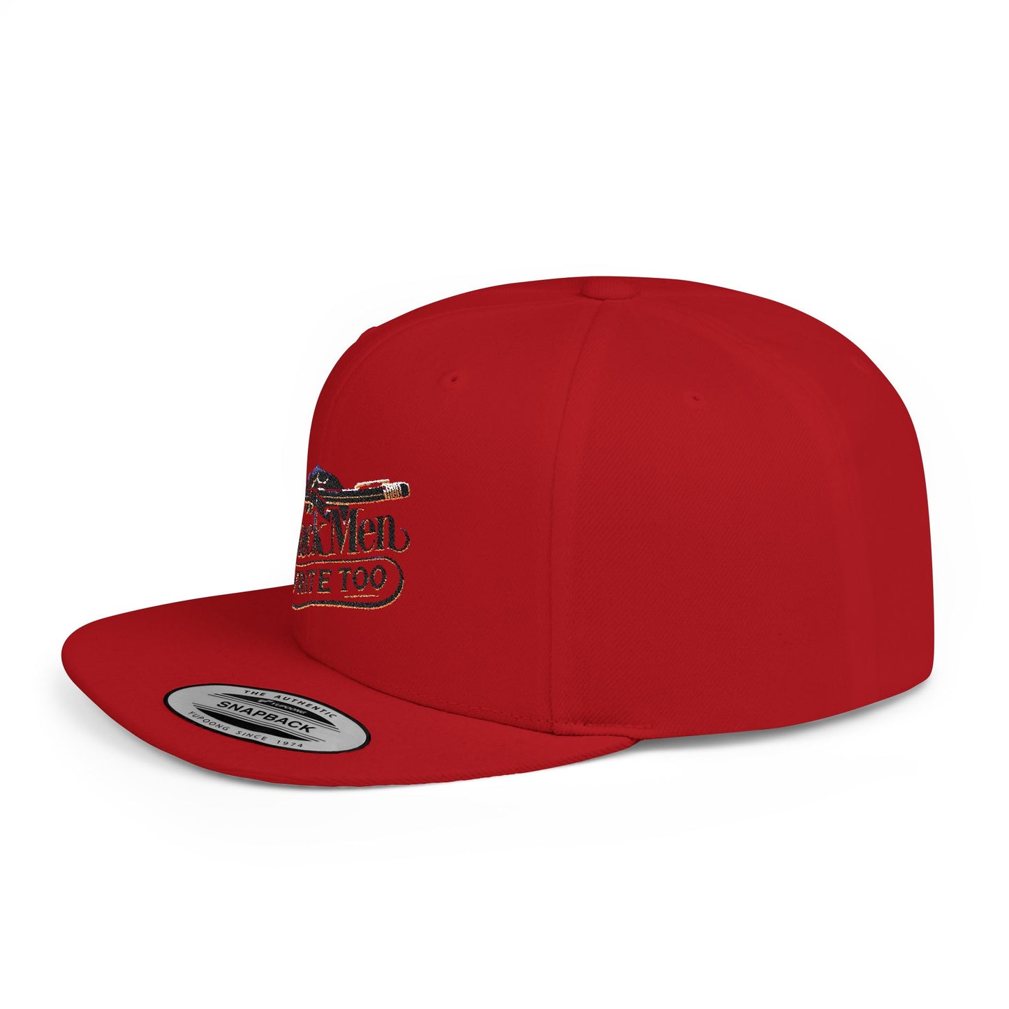 Black Men Write Too snapback hat, Flat bill cap for Black writers and creatives, Representation hat with empowering message, Gift for Black male authors, poets, and storytellers, Inspirational hat for daily wear and writing communities