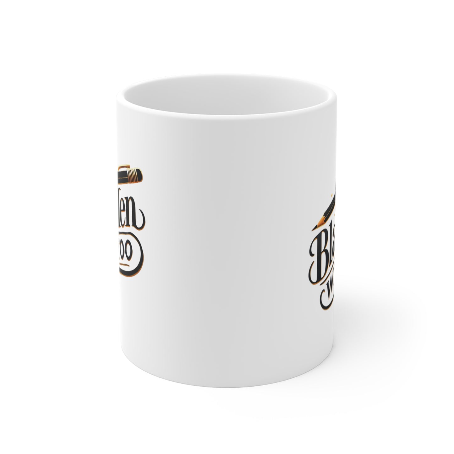 Inspirational 11oz coffee mug for Black writers, Black Men Write Too Mug, Writer gift for Black men, Representation-focused writing mug, Literary gift for Black authors, Unique coffee mug for storytellers